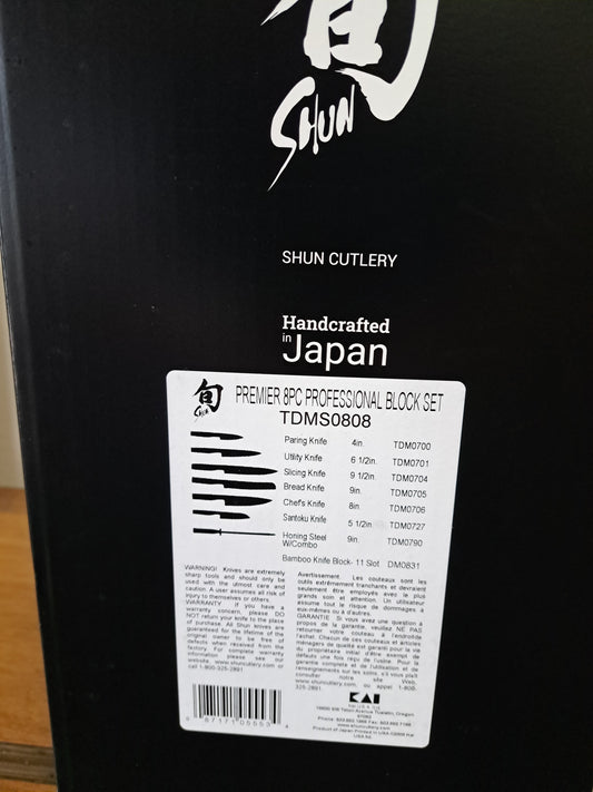 Shun Premier 8 pc Set
